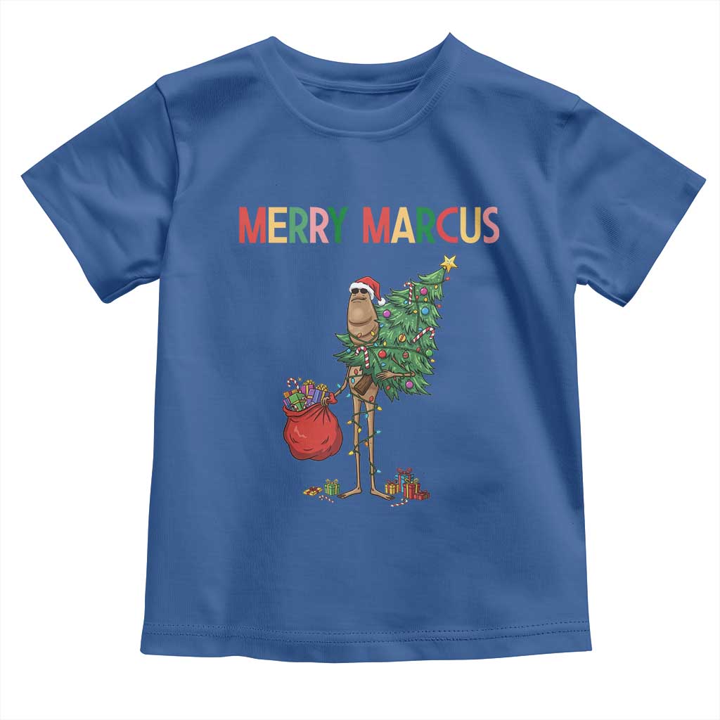 Marcus The Worm Christmas Meme Toddler T Shirt TS14 Royal Blue Print Your Wear