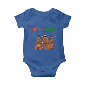Marcus The Worm Christmas Meme Baby Onesie Funny Brain Rot Gen Z Xmas TS14 Royal Blue Print Your Wear