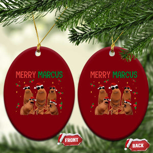 Marcus The Worm Christmas Meme Ceramic Ornament Funny Brain Rot Gen Z Xmas TS14 Print Your Wear