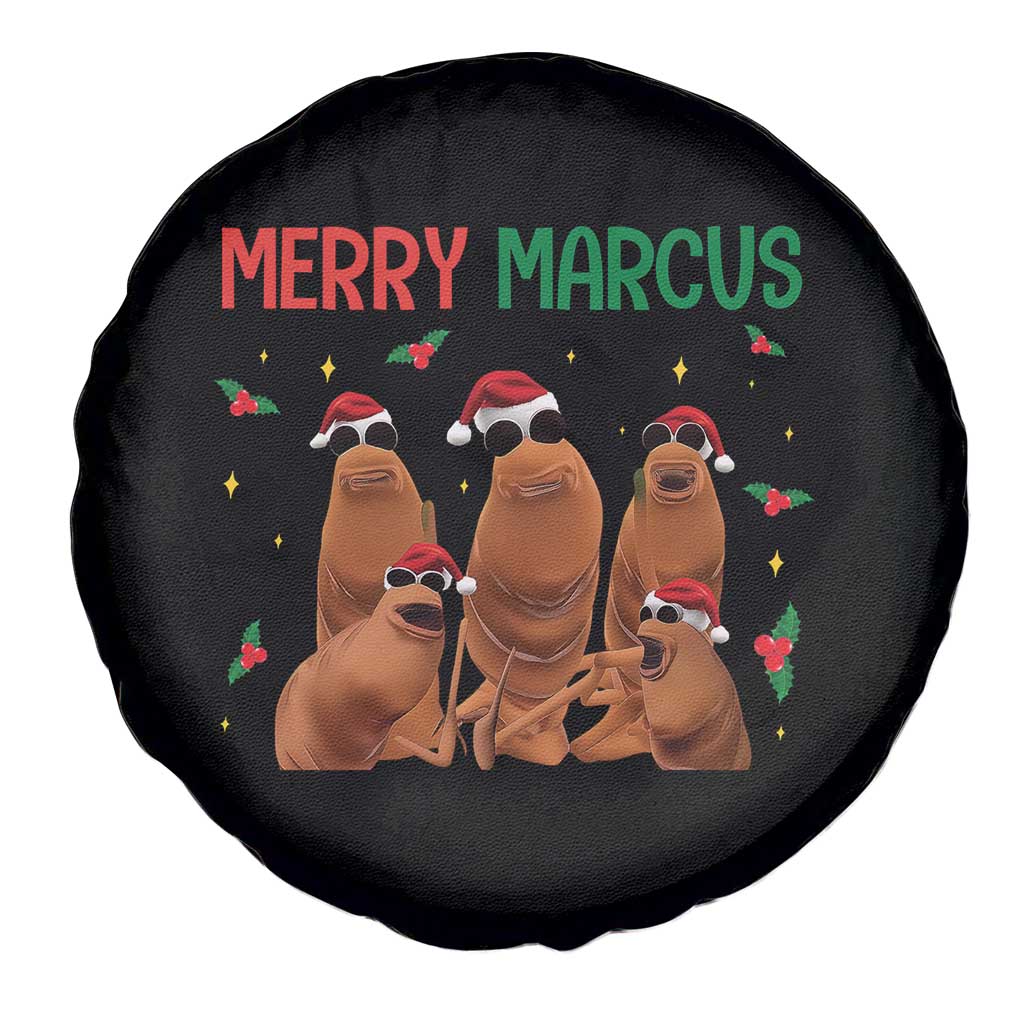 Marcus The Worm Christmas Meme Spare Tire Cover Funny Brain Rot Gen Z Xmas TS14 Print Your Wear