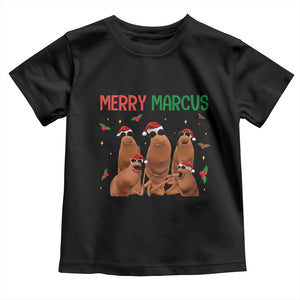 Marcus The Worm Christmas Meme Toddler T Shirt Funny Brain Rot Gen Z Xmas TS14 Black Print Your Wear