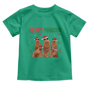 Marcus The Worm Christmas Meme Toddler T Shirt Funny Brain Rot Gen Z Xmas TS14 Irish Green Print Your Wear