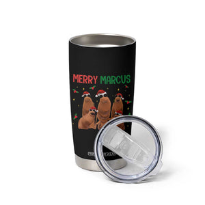 Marcus The Worm Christmas Meme Tumbler Cup Funny Brain Rot Gen Z Xmas TS14 Print Your Wear