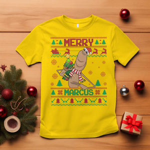 Marcus The Worm Christmas Meme T Shirt Funny Brain Rot Xmas TS14 Daisy Print Your Wear