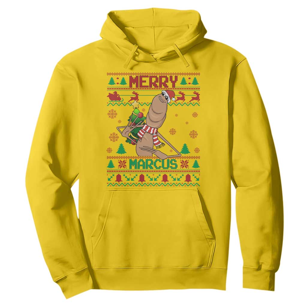 Marcus The Worm Robert Meme Christmas Hoodie Funny Brain Rot Xmas TS14 Daisy Print Your Wear