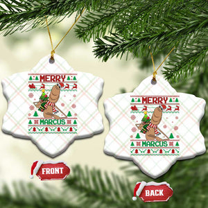 Marcus The Worm Christmas Meme Ceramic Ornament Funny Brain Rot Xmas TS14 Print Your Wear