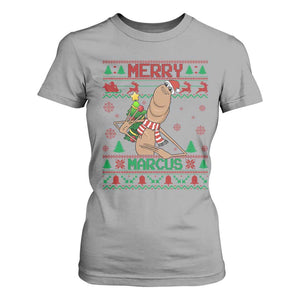 Marcus The Worm Christmas Meme T Shirt For Women Funny Brain Rot Xmas TS14 Sport Gray Print Your Wear