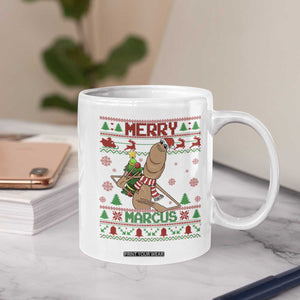 Marcus The Worm Christmas Meme Coffee Mug Funny Brain Rot Xmas TS14 Print Your Wear
