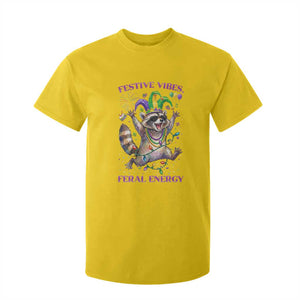 Mardi Gras Raccoon T Shirt For Kid Festive Vibes Feral Energy TS14 Daisy Print Your Wear