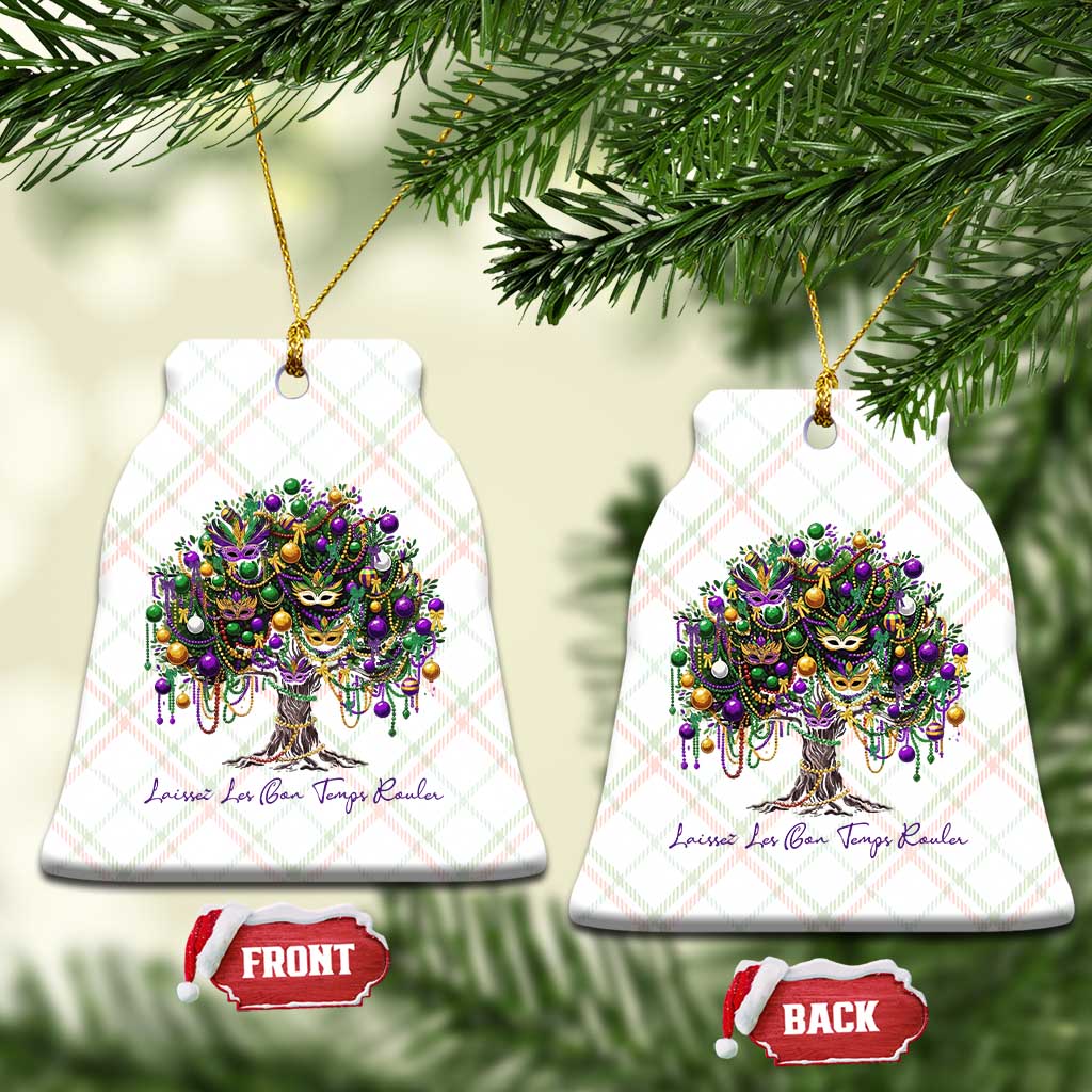Mardi Gras Mask Tree Ceramic Ornament Laissez Les Bon Temps Rouler TS14 Print Your Wear