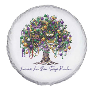 Mardi Gras Mask Tree Spare Tire Cover Laissez Les Bon Temps Rouler TS14 Print Your Wear