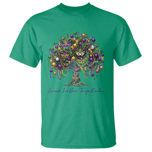 Mardi Gras Mask Tree T Shirt Laissez Les Bon Temps Rouler TS14 Irish Green Print Your Wear