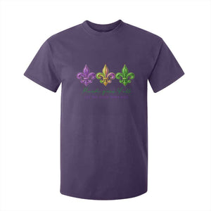 Mardi Gras T Shirt For Kid Let The Good Time Roll TS14 Purple Print Your Wear