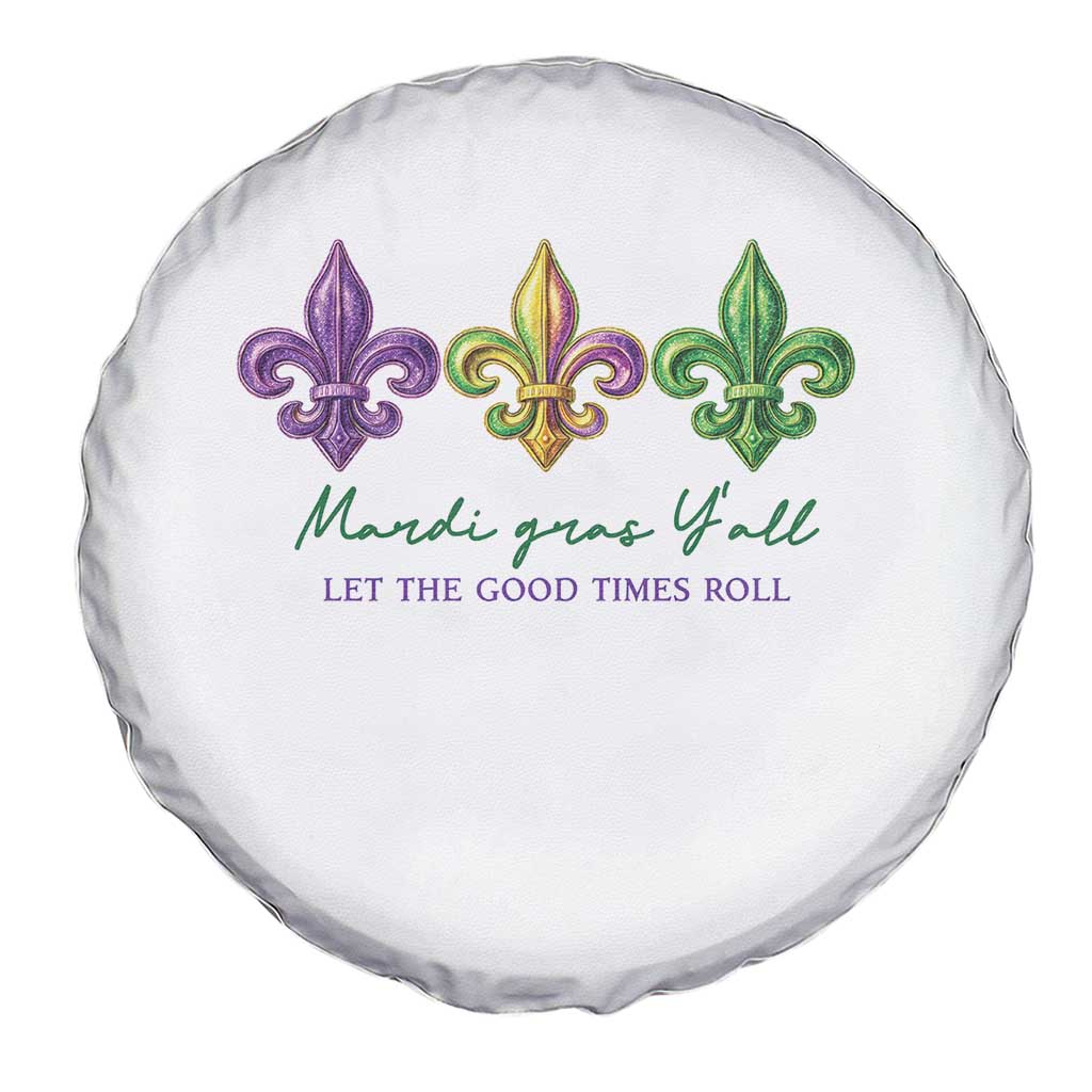 Mardi Gras Spare Tire Cover Let The Good Time Roll TS14 Print Your Wear