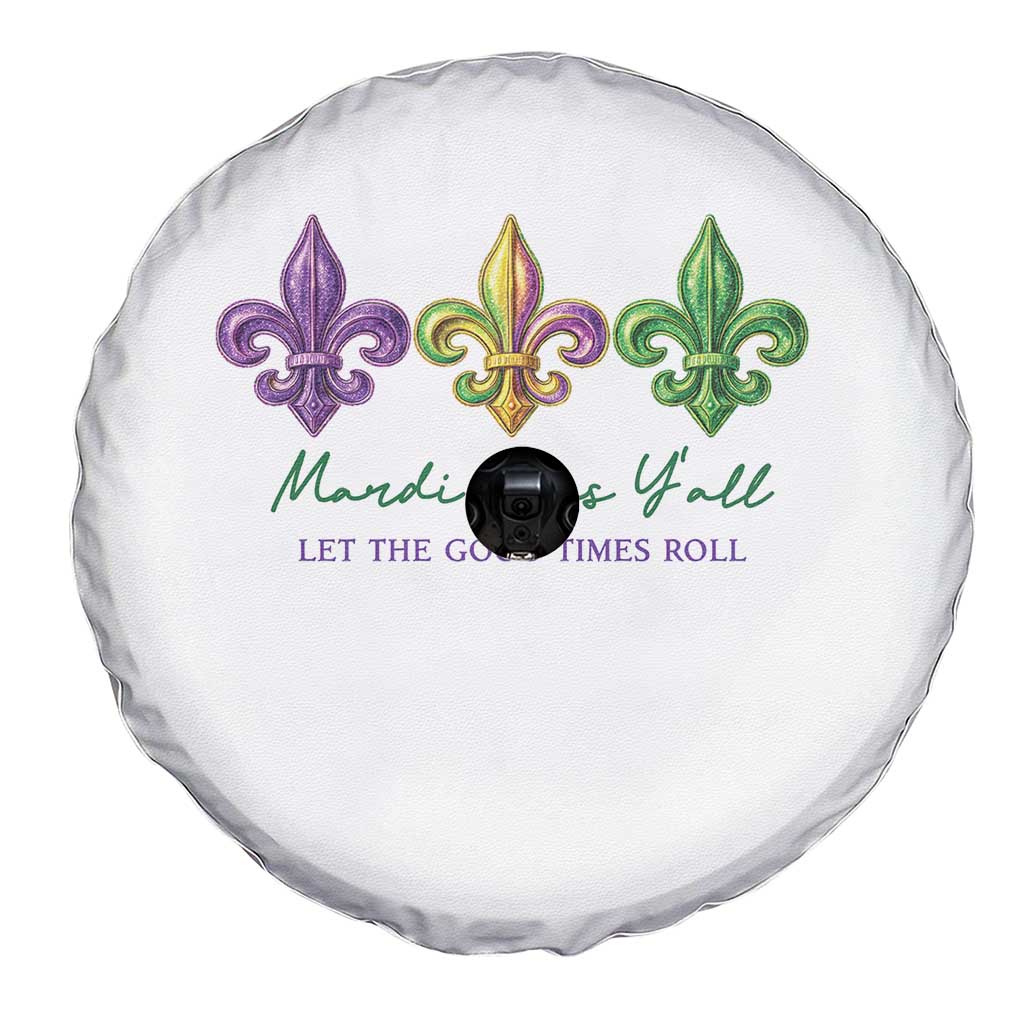 Mardi Gras Spare Tire Cover Let The Good Time Roll TS14 Print Your Wear
