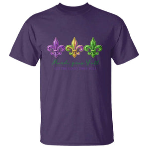 Mardi Gras T Shirt Let The Good Time Roll TS14 Purple Print Your Wear