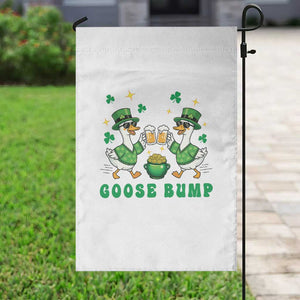 Funny St Patricks Day Goose Drinking Beer Garden Flag Goose Bump TS14 Print Your Wear