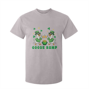 Funny St Patricks Day Goose Drinking Beer T Shirt For Kid Goose Bump TS14 Ice Gray Print Your Wear