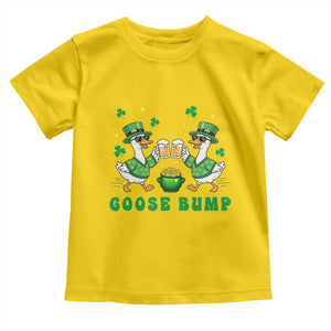Funny St Patricks Day Goose Drinking Beer Toddler T Shirt Goose Bump TS14 Daisy Print Your Wear