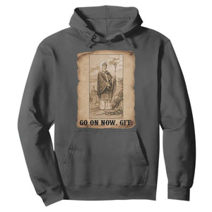 Funny Saint Patrick Irish Catholic St Patrick's Day Hoodie Go On Now Git TS14 Dark Heather Print Your Wear