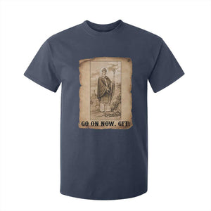 Funny Saint Patrick Irish Catholic St Patrick's Day T Shirt For Kid Go On Now Git TS14 Navy Print Your Wear