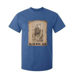 Funny Saint Patrick Irish Catholic St Patrick's Day T Shirt For Kid Go On Now Git TS14 Royal Blue Print Your Wear