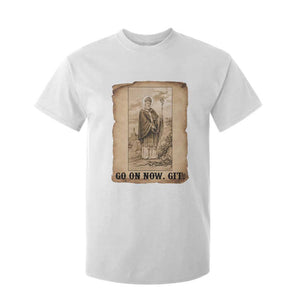 Funny Saint Patrick Irish Catholic St Patrick's Day T Shirt For Kid Go On Now Git TS14 White Print Your Wear