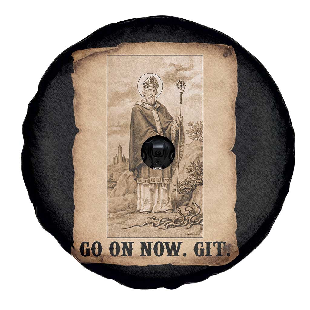 Funny Saint Patrick Irish Catholic St Patrick's Day Spare Tire Cover Go On Now Git TS14 Print Your Wear
