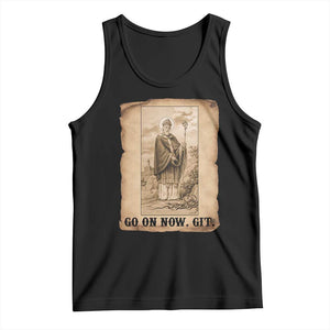 Funny Saint Patrick Irish Catholic St Patrick's Day Tank Top Go On Now Git TS14 Black Print Your Wear