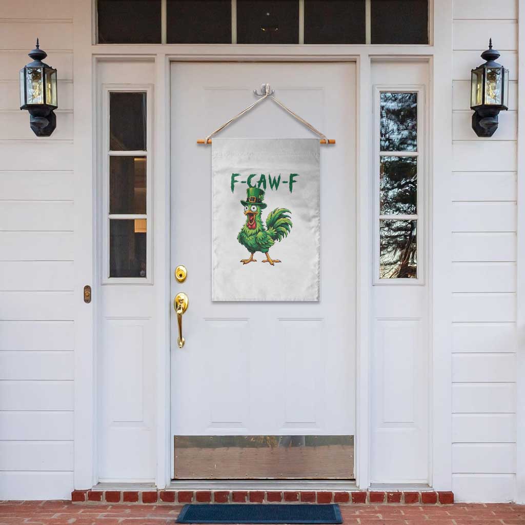 Funny St Patricks Day Lucky Chicken Garden Flag F Caw F TS14 Print Your Wear