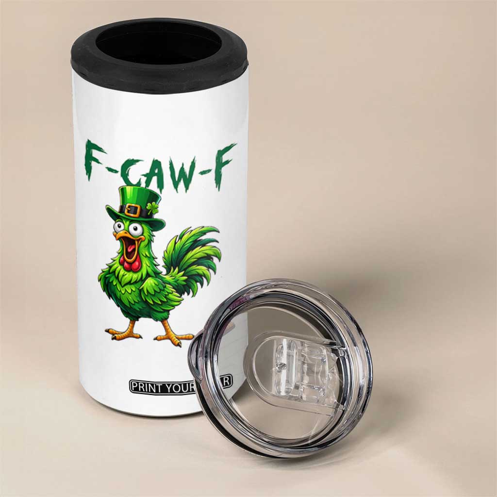 Funny St Patricks Day Lucky Chicken 4 in 1 Can Cooler Tumbler F Caw F TS14 Print Your Wear