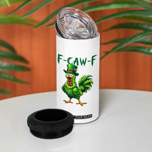 Funny St Patricks Day Lucky Chicken 4 in 1 Can Cooler Tumbler F Caw F TS14 Print Your Wear