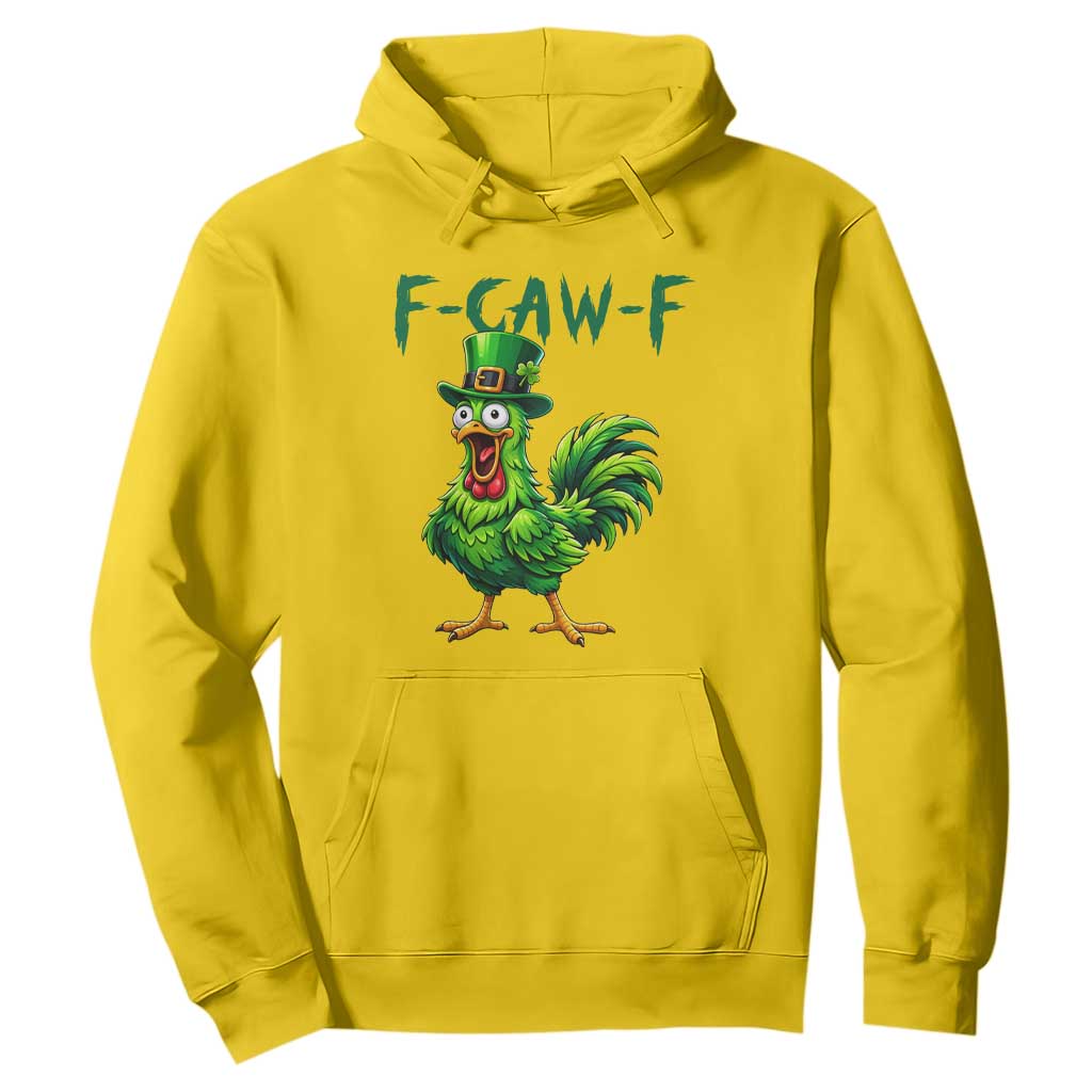 Funny St Patricks Day Lucky Chicken Hoodie F Caw F TS14 Daisy Print Your Wear