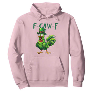 Funny St Patricks Day Lucky Chicken Hoodie F Caw F TS14 Light Pink Print Your Wear