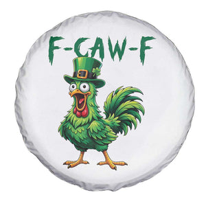 Funny St Patricks Day Lucky Chicken Spare Tire Cover F Caw F TS14 Print Your Wear