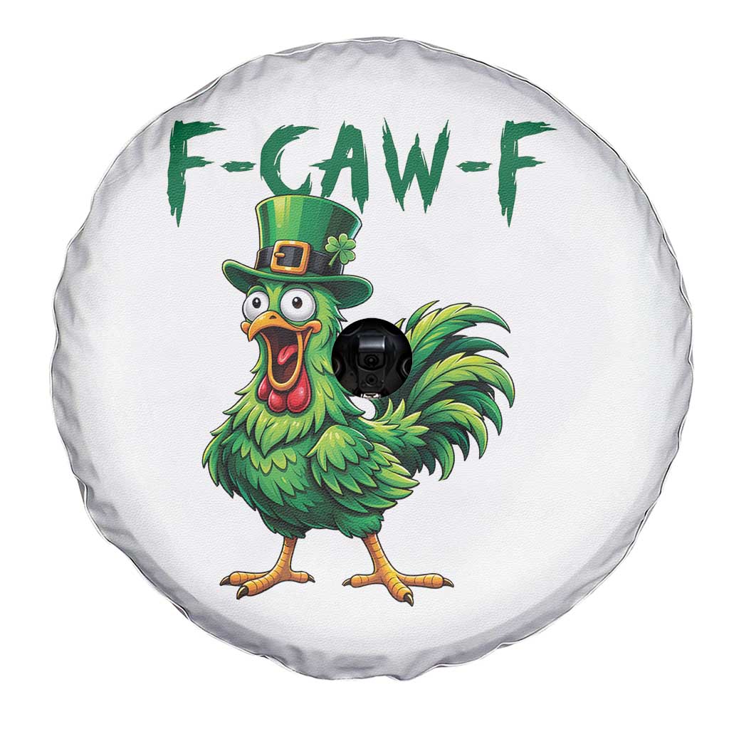 Funny St Patricks Day Lucky Chicken Spare Tire Cover F Caw F TS14 Print Your Wear