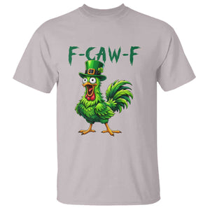 Funny St Patricks Day Lucky Chicken T Shirt F Caw F TS14 Ice Gray Print Your Wear