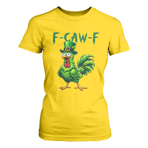 Funny St Patricks Day Lucky Chicken T Shirt For Women F Caw F TS14 Daisy Print Your Wear