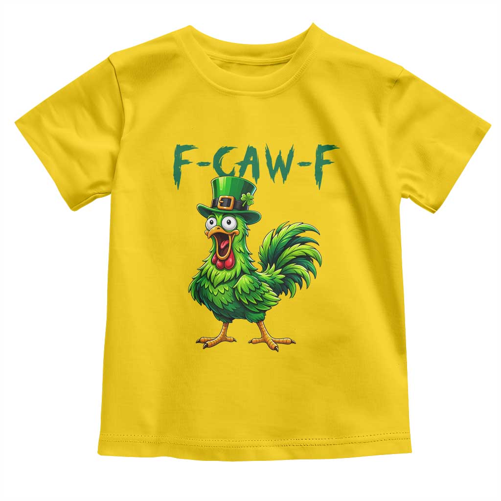 Funny St Patricks Day Lucky Chicken Toddler T Shirt F Caw F TS14 Daisy Print Your Wear