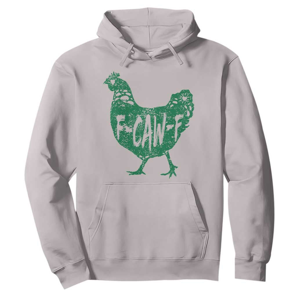 F Caw F Lucky Chicken Hoodie Funny St Patricks Day TS14 Ice Gray Print Your Wear
