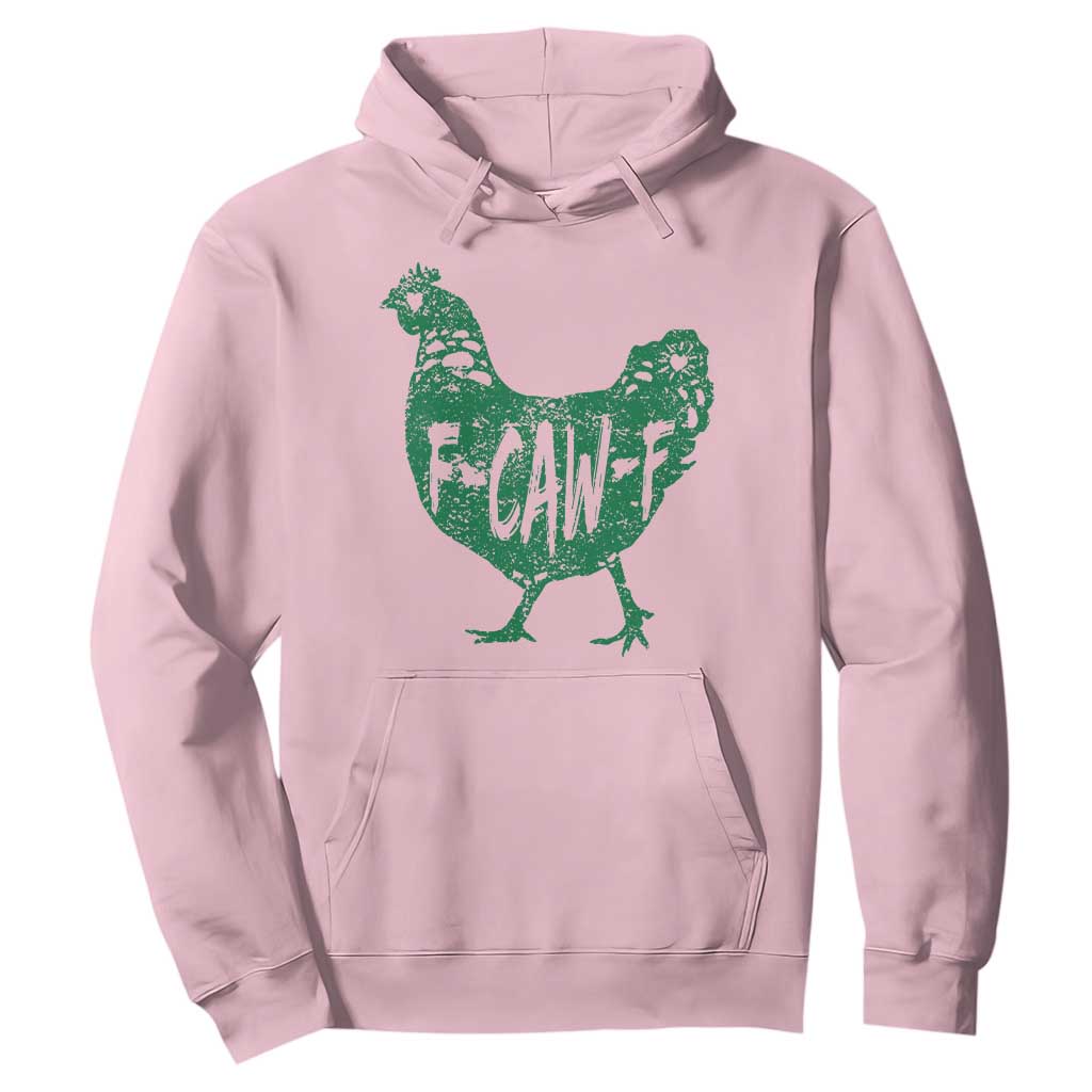 F Caw F Lucky Chicken Hoodie Funny St Patricks Day TS14 Light Pink Print Your Wear