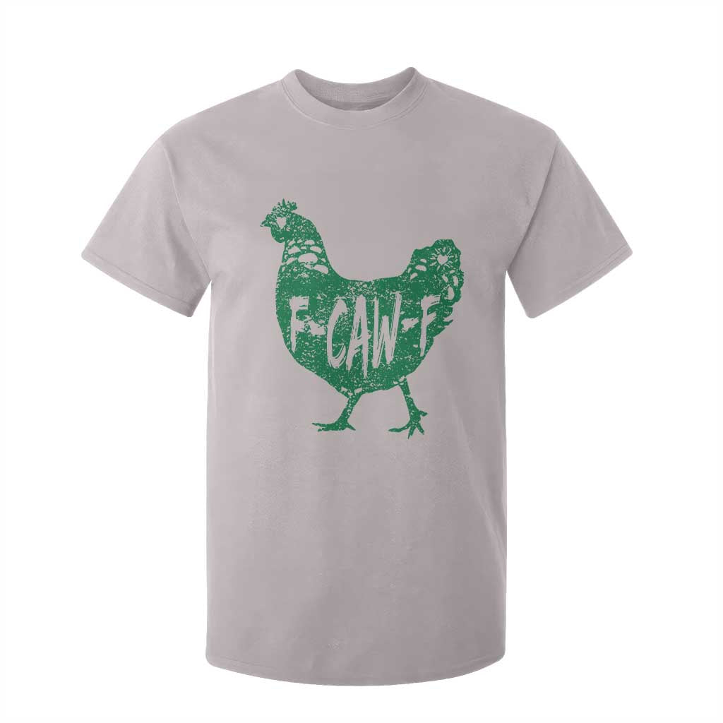 F Caw F Lucky Chicken T Shirt For Kid Funny St Patricks Day TS14 Ice Gray Print Your Wear