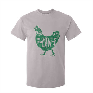 F Caw F Lucky Chicken T Shirt For Kid Funny St Patricks Day TS14 Ice Gray Print Your Wear