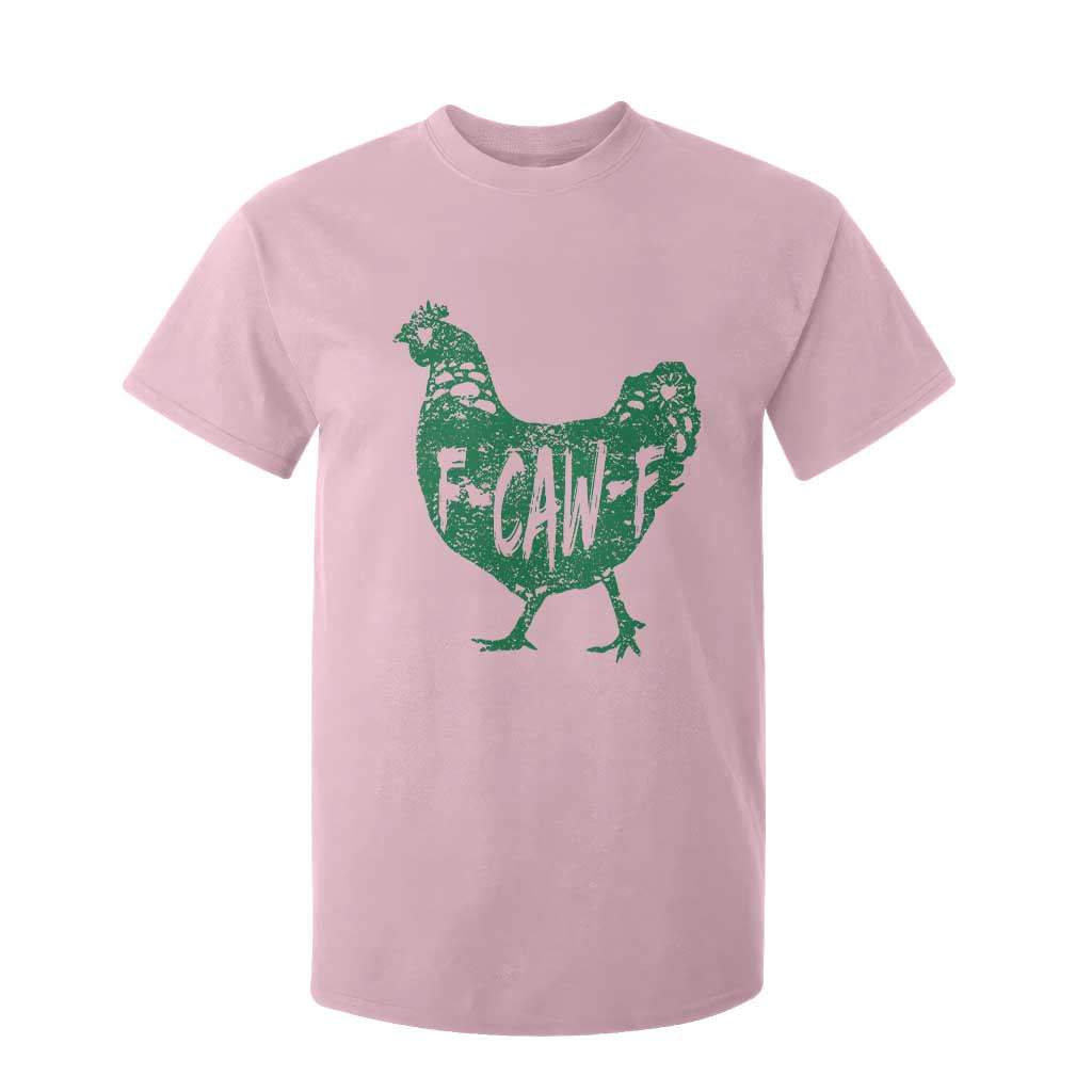 F Caw F Lucky Chicken T Shirt For Kid Funny St Patricks Day TS14 Light Pink Print Your Wear