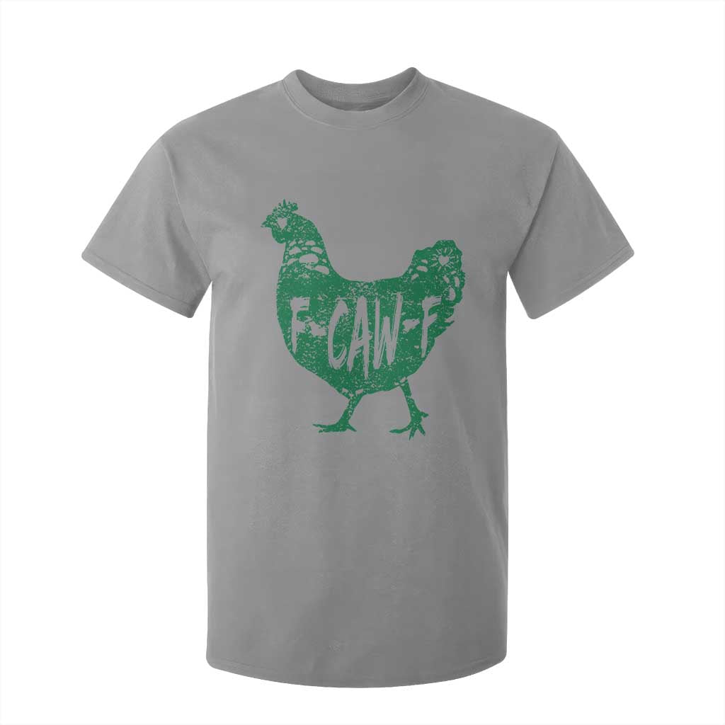 F Caw F Lucky Chicken T Shirt For Kid Funny St Patricks Day TS14 Sport Gray Print Your Wear