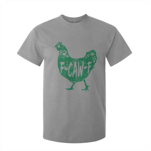 F Caw F Lucky Chicken T Shirt For Kid Funny St Patricks Day TS14 Sport Gray Print Your Wear