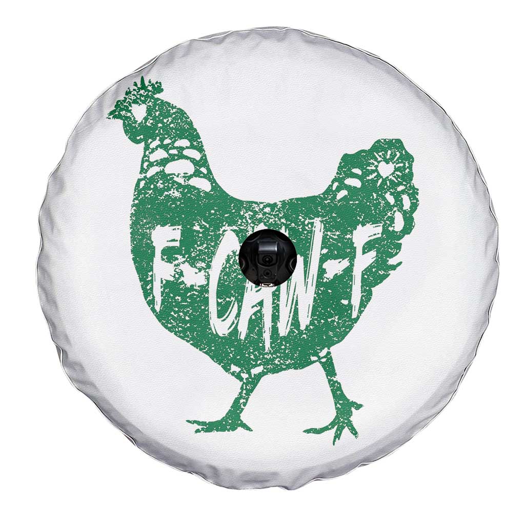F Caw F Lucky Chicken Spare Tire Cover Funny St Patricks Day TS14 Print Your Wear