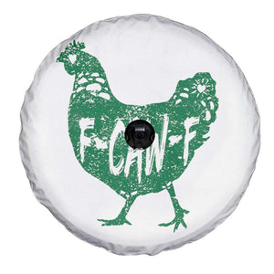 F Caw F Lucky Chicken Spare Tire Cover Funny St Patricks Day TS14 Print Your Wear