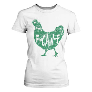 F Caw F Lucky Chicken T Shirt For Women Funny St Patricks Day TS14 White Print Your Wear