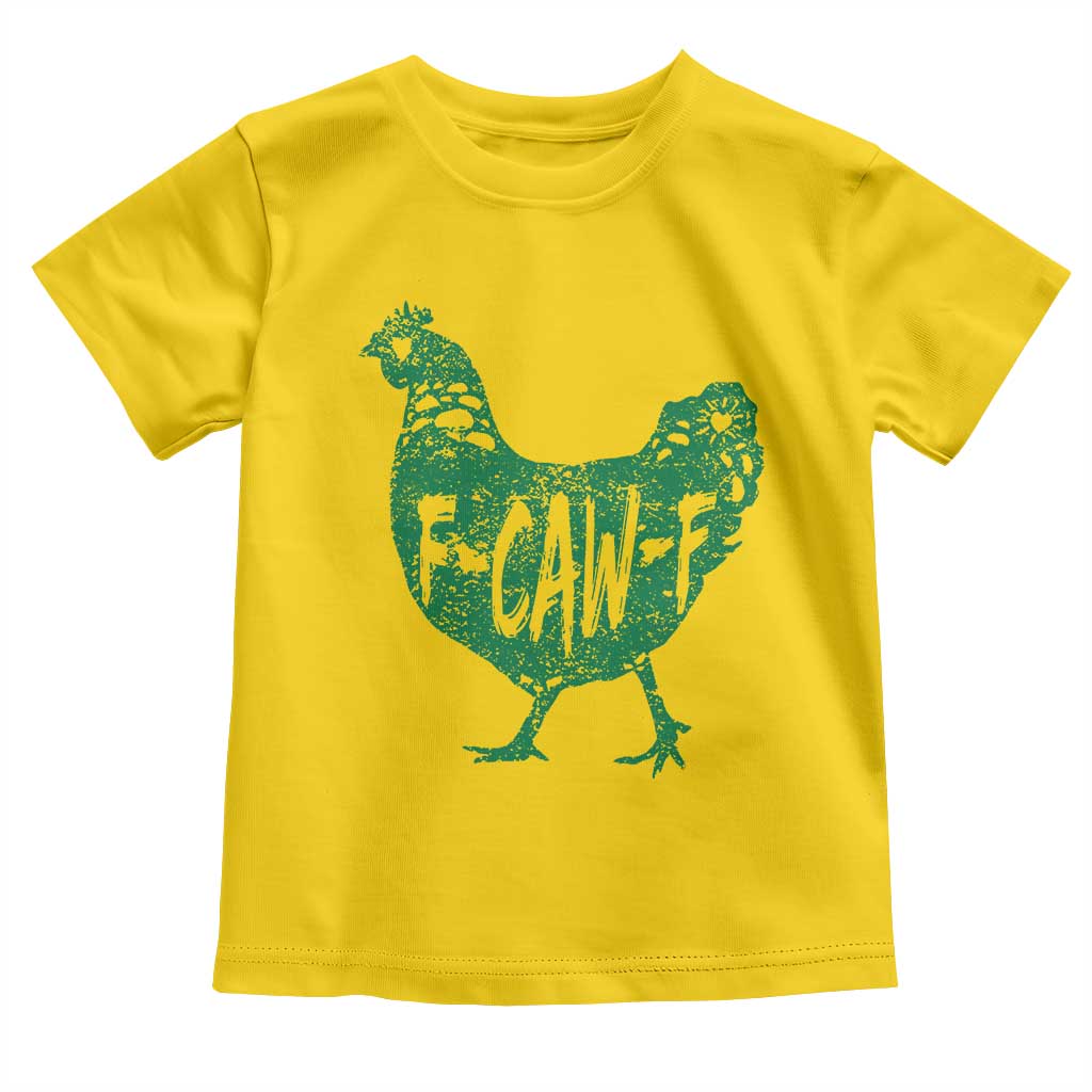 F Caw F Lucky Chicken Toddler T Shirt Funny St Patricks Day TS14 Daisy Print Your Wear